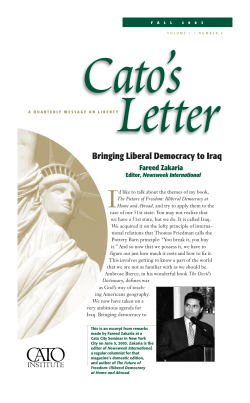 Bringing Liberal Democracy to Iraq