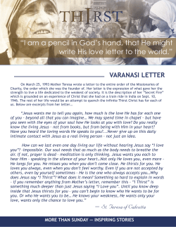 more than sunday-mother teresa