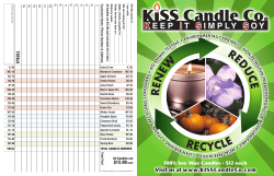 kiss candle brochure - Chattahoochee Orchestra