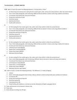 Grading Rubric