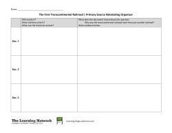 The First Transcontinental Railroad | Primary Source Notetaking