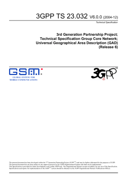 3GPP TS 23.032