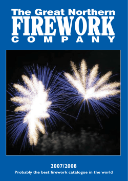 Large Fireworks - Great Northern Fireworks