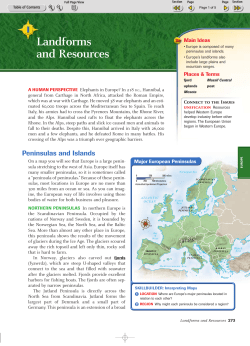 Landforms and Resources