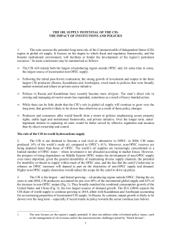 oil supply potential