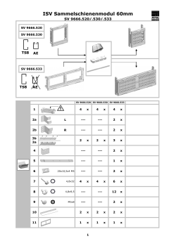 ISV Sammelschienenmodul 60mm