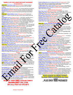 sample list: exclusive discount packages