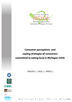 Consumer perceptions and coping strategies of