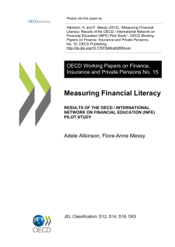 Measuring Financial Literacy