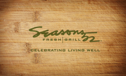 Seasons 52 is a fresh grill and wine bar that