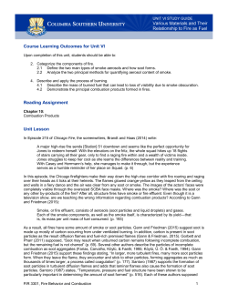 Course Learning Outcomes for Unit VI Reading Assignment Unit