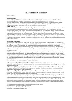 heat stress in aviation