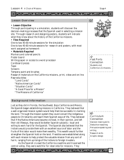 Sample Lesson: "A Chain of Missions"