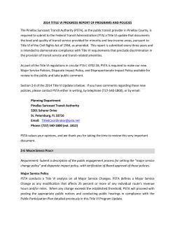 Title VI Policy Review for Public Comments