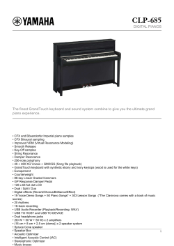 CLP-685 - Clavis Piano`s