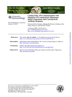 DNA Immunization with - The Journal of Immunology