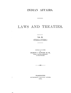 LAWS AND TREATIES.