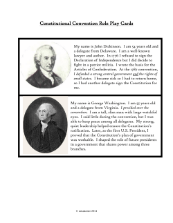 My name is John Dickinson