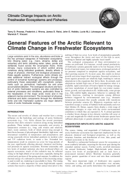 General Features of the Arctic Relevant to Climate Change in