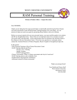 RAM Personal Training - West Chester University