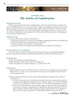 Articles of Confederation Activity - Mr. Bello`s Social Studies Weebly