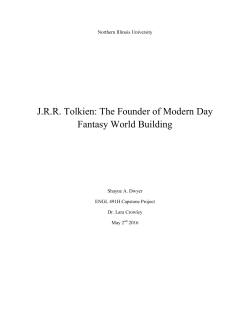 J.R.R. Tolkien: The Founder of Modern Day Fantasy World Building