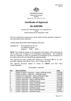 Teraoka Model DPS-3600 Weighing Instrument