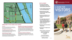visitors` guide - Florida Institute of Technology