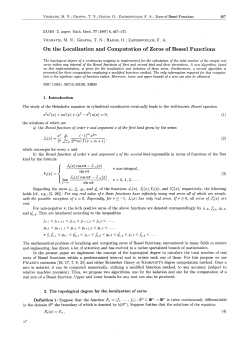 On the Localization and Computation of Zeros of Bessel Functions