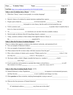 PBS Evolution Videos