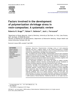Factors involved in the development of polymerization