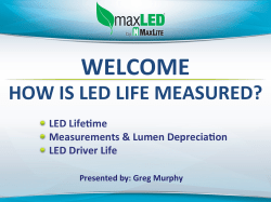 How Is Life Measured (Before LED)