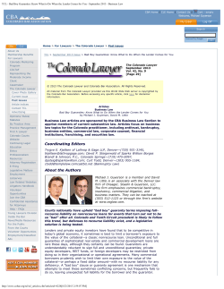 Bad Boy Guaranties: Know What to Do When the Lender