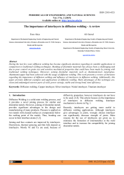 The importance of interlayers in diffusion welding
