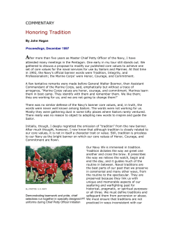 Honoring Tradition