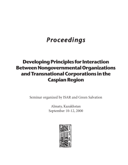 TNC Proceedings - eDen-X.cz