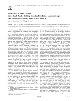 Active Fault-Related Folding