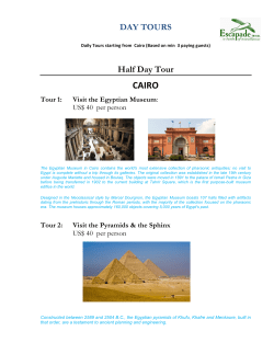 DAY TOURS Package - XXIX BPW International