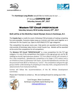 Speedtacular - BC Speed Skating Association