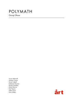 GV Art - Polymath Catalogue