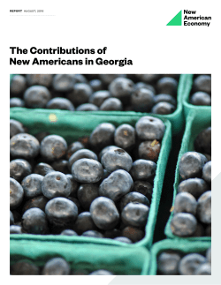 The Contributions of New Americans in Georgia