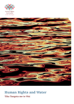 Human Rights and Water - Human Rights Commission