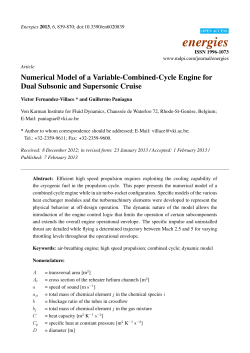 Numerical Model of a Variable-Combined