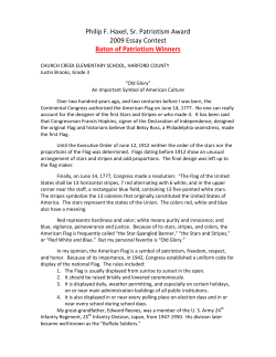 2009 Winning Essays - The American Flag Foundation