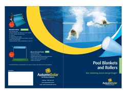 Pool Blankets and Rollers