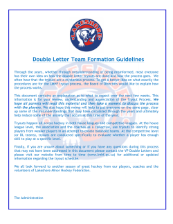 Double Letter Team Formation Guidelines