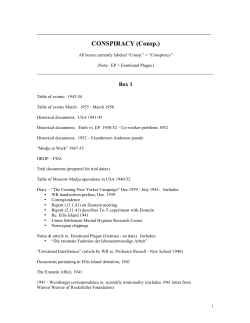 CONSPIRACY - Wilhelm Reich Infant Trust