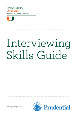Interviewing Skills Guide