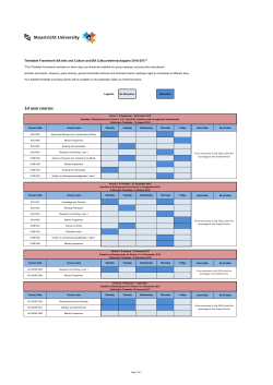 Timetable Framework BA AC-CW-2016_2017