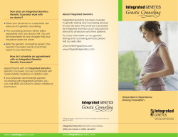 Genetic Counseling